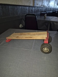 VINTAGE TONKA 6 LOGS LUMBER SEMI TRAILER SINGLE AXLE 1960 ONE YEAR ONLY ORIGINAL - Picture 1 of 14