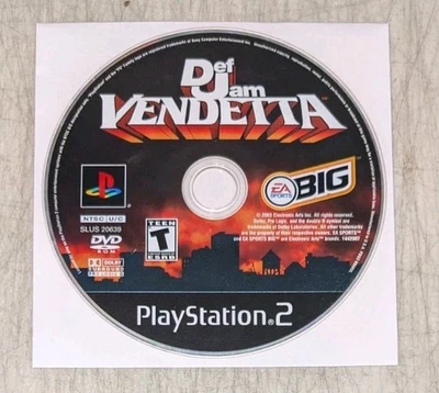 Def Jam Vendetta (PlayStation 2) Disc Only Tested Working - Image 1 of 2