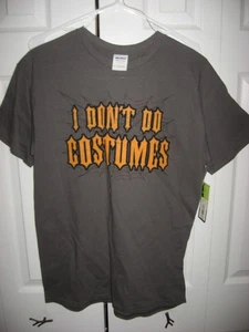 Herren-T-Shirt neu mit Etikett grau ICH MACHE KEINE KOSTÜME Halloween Medium - Bild 1 von 1