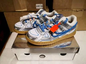 Nike x Off-White Rubber Dunk PS University Blue Size 2Y pre-school - Picture 1 of 2