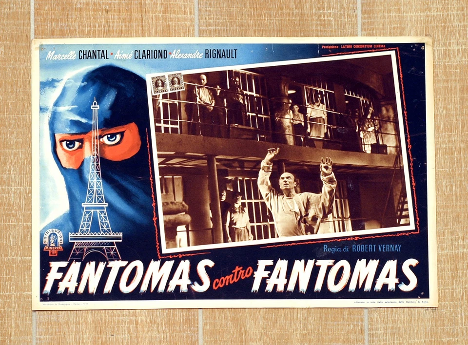 FANTOMAS CONTRO FANTOMAS fotobusta poster Fantômas contre Prigione Prison W9 - Bild 1 von 1