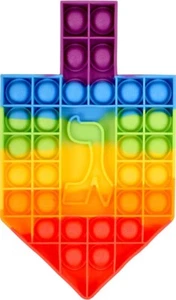 Hanukkah Dreidel Pop It Fidget Toy - Chanukah - Picture 1 of 3