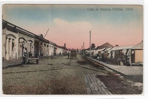 CHILE Calle de Maipon Chillan SIN USAR Edición de Postal Juan M. Sepúlveda - Imagen 1 de 2