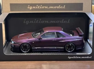 1/18 Ignition Model IG1474 TOP SECRET GT-R (BNR34) Midnight Purple Smokey Nagata - Picture 1 of 6