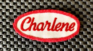 CHARLENE BORDADO COSER SOLO PARCHE NOMBRE 3" X 1 1/2" NUEVO EN STOCK - Imagen 1 de 2