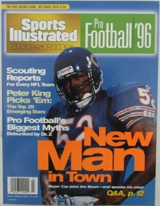 1996 SI Pro Football Preview with Bryan Cox on Cover Newstand 163966 - Picture 1 of 2