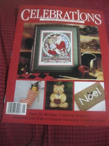 Leisure Arts -Celebrations to Cross Stitch Over 30 all-new Christmas Projects - Picture 1 of 4