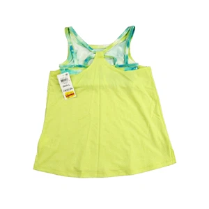 Ideology Big Girls Layered-Look Active Tanks Small Lime Coral Reef Two-for Top - Picture 1 of 5