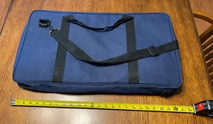 Portable Pro Tourney Chess Set - Roll-Up Board - Deluxe Tote ~ Chess Pieces EUC - Picture 1 of 17