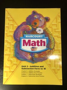 Harcourt Math Unit 2 Addition And Subtractions Facts To 10  O-6 - Picture 1 of 2