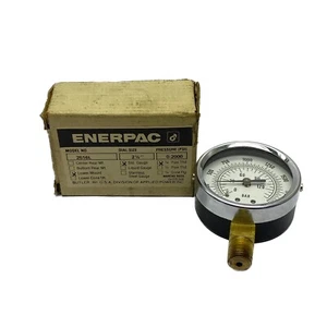 Enerpac 2-1/2” Dial 1/4” NPT 0-2000 PSI 0-150 BAR 2516L Pressure Gauge - Picture 1 of 6