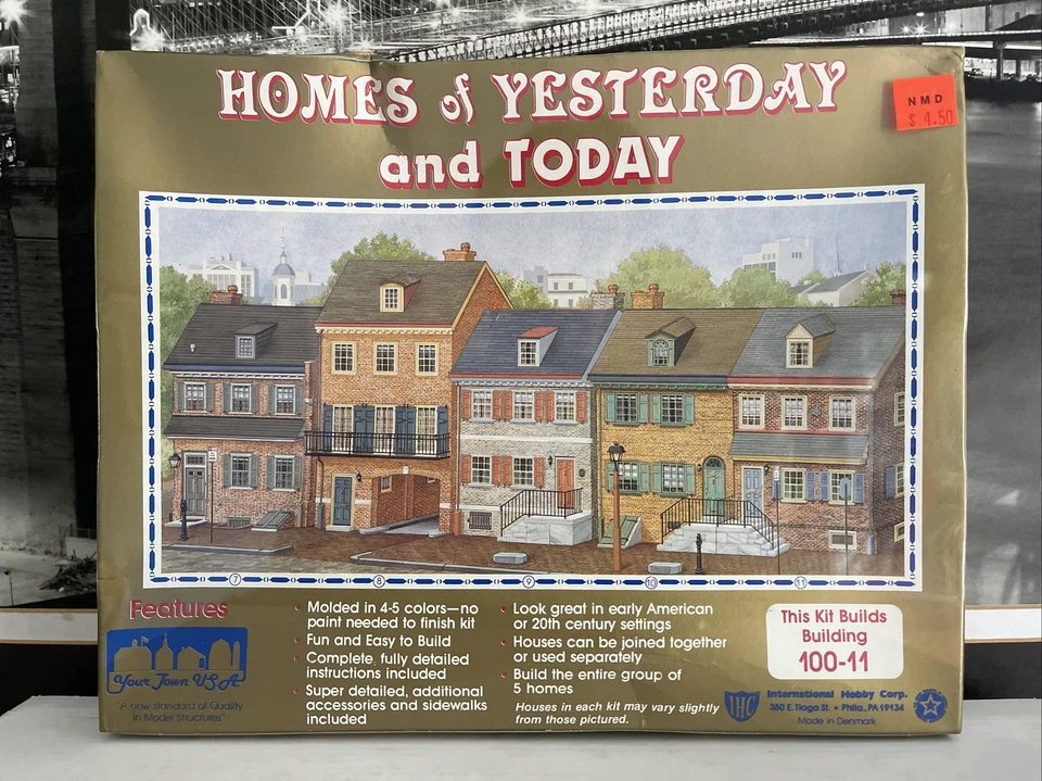 IHC 10011 HO Homes of Yesterday and Today Baldwin House Building Kit