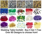 Wedding Table Confetti - BUY 3 GET 1 FREE Metallic Birthday Christmas Xmas Party