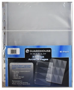 Guardhouse Shield 3 Taschen Archival (10er-Pack) Polypropylen Seiten - Bild 1 von 1