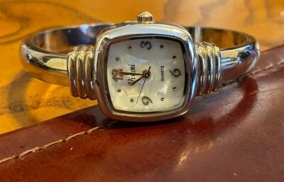 Women's Vivani Bangle Watch, Silver Tone, MOP Face, New Battery - Image 1 of 2