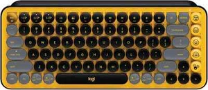 Logitech POP Keys Wireless Mechanical Keyboard Customizable Emoji Keys US Layout - Picture 1 of 7