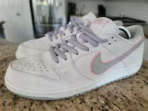 Nike Sb Zoom Dunk Low Pro x Ishod Wair Size 11.5 Perfect Pink 2017 - Picture 1 of 12