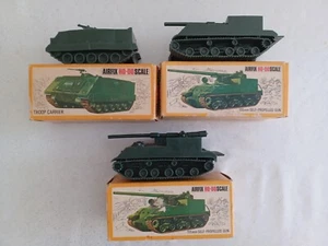 Airfix HO/OO scale 155mm Self Propelled Gun x2 & Troop Carrier (All Boxed) - Picture 1 of 3