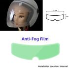 26) Motorcycle Helmet Anti Rain and Anti Fog Shield Clear Lens 2 Piece Pack