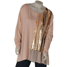MAGLIA DONNA CONFORMATA GIROCOLLO LAVORAZIONE VOILE MONICA DI ART. 8310 - Bild 1 von 8