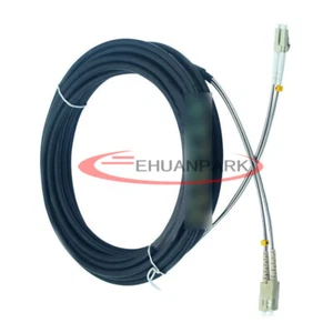 100M Outdoor Field Fiber Patch Cord LC to SC LC-SC MM Multi-Mode Duplex Cable - Picture 1 of 7