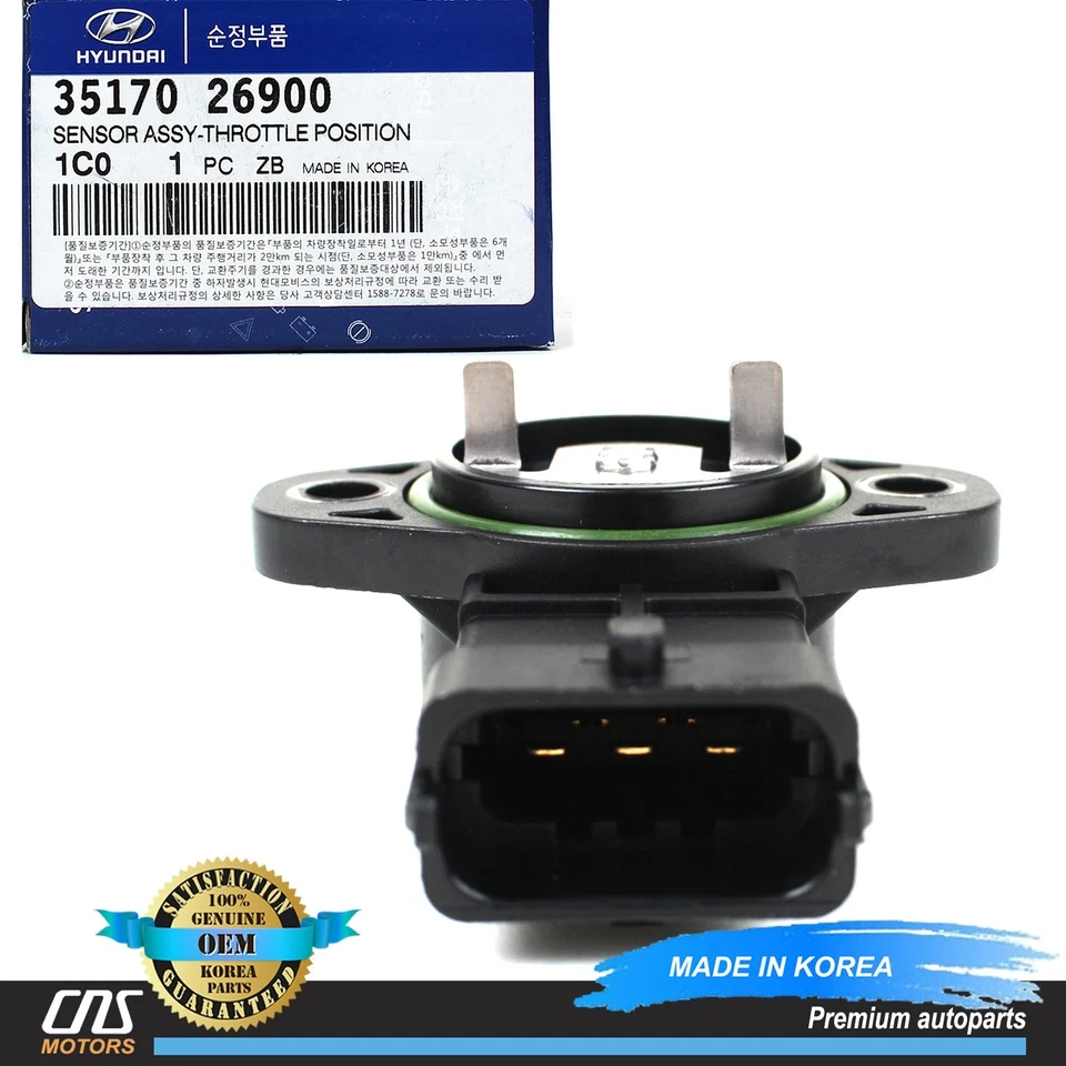 ⭐GENUINE⭐ Throttle Position Sensor for 06-11 Hyundai Accent Kia Rio 3517026900 Foto 1 de 4