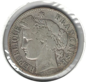 1872 K FRANCE 2 TWO FRANCS - Picture 1 of 2