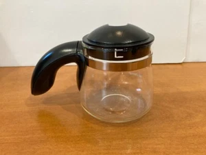 Mr. Coffee ECM20 Espresso Machine Replacement Part Glass Carafe Decanter w/ Lid - Picture 1 of 5