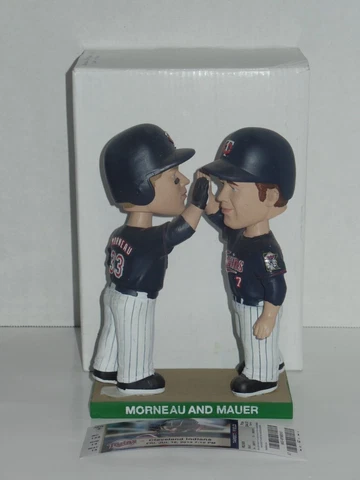 Justin Morneau & Joe Mauer Bobblehead Minnesota Twins MLB Cover