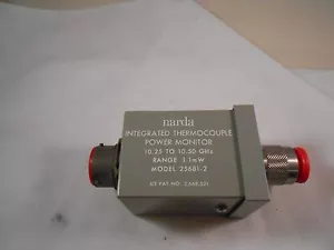 25681-2 NARDA ATTENUATORE MONITOR DI POTENZA TERMOCOPPIA INTEGRATO NUOVO VECCHIO STOCK - Foto 1 di 5