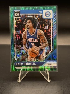Kelly Oubre Jr SP 2024-25 Panini Donruss Optic Green Shock /149 #190 76ers - Picture 1 of 2