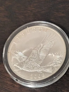 2008-p bald eagle commemorative silver dollar - Picture 1 of 2