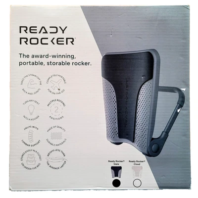 Ready Rocker Portable Rocking Chair and Back Support (Slate) Lumbar Travel NEW - Image 1 of 3