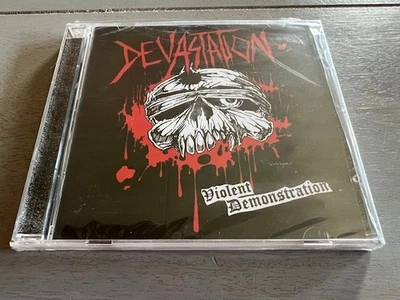 DEVASTATION - VIOLENT DEMONSTRATION ORG CD 2023        SLAYER,DEATH,OBITUARY - Image 1 of 4