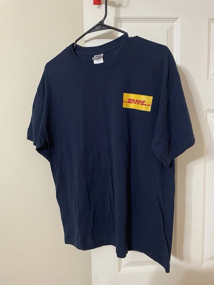 T-shirt DHL blu grande manica corta - Immagine 1 di 1