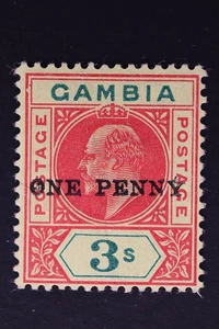 GAMBIA SC# 66 MINT MH MLH OG CV$60 - Bild 1 von 3