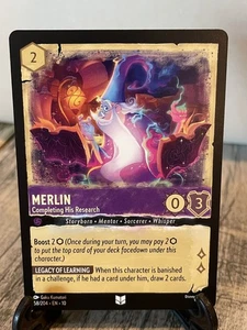 Merlin - Completing His Research - Disney Lorcana Whispers in the Well 58/204 - Picture 1 of 1
