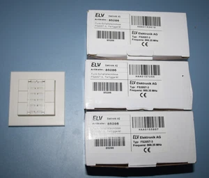 ELV Set 1x FS20 S6A 6-Tasten-Wandsender 3x ELV FS20 ST-3, kompatibel mit Conrad - Bild 1 von 3