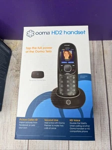 Ooma HD2 Phone Handset Landline - Black - Requires Ooma Telo new inbox - Photo 1/6