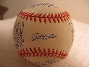 1998 Braves SIGNED Autographed Official MLB Baseball #3C - Picture 1 of 5