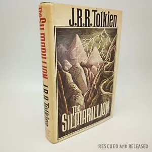 The Silmarillion by J. R. R. Tolkien (1977, Hardcover) /w Map First American Ed. - Picture 1 of 13