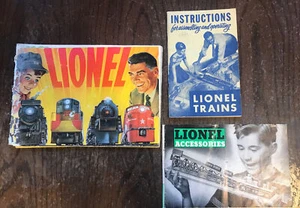 Lotto treni Lionel vintage cataloghi/libretti accessori istruzioni - Foto 1 di 12