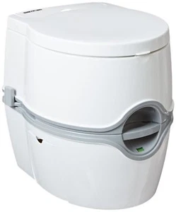 THETFORD PORTA POTTI EXCELLENCE MANUAL PORTABLE CARAVAN CAMPING TOILET WHITE - Picture 1 of 5