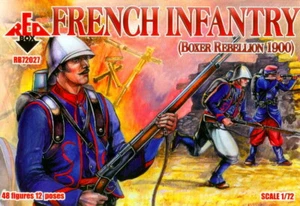 Scatola Rossa 1/72 72027 Ribellione Fanteria Francese Boxer 1900 (48 Figure 12 Pose) - Foto 1 di 4
