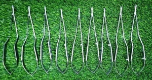 Zwan Impex 2pcs Kamiyama yasargil bayonet neuro cardiac cosmetic surgery scissor - Picture 1 of 16