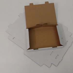 100 Maxibrief - Karton weiss 300 x 210 x 40 mm Innenmass A 4 stabile Ausführung - Bild 1 von 1