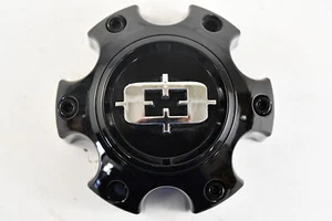 Vision 415 6 Lug Glossy Black Center Cap Hub Cap C415GB-6V C-642-10 5.75" - Picture 1 of 6