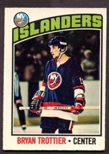 1976-77 OPC O Pee Chee # 115 Bryan Trottier radiocontrol novato ny islanders ¡sin pliegues! - Imagen 1 de 2