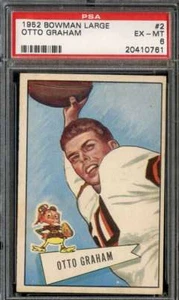 1952 BOWMAN LARGE #2 OTTO GRAHAM PSA 6 BROWNS HOF - Picture 1 of 2