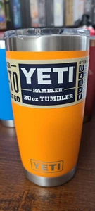 Yeti King Crab Orange Rambler Tumbler 20oz Tumbler with Magslider Lid - Picture 1 of 4